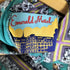 エメラルドモーテル EMERALD MOTEL オープンカラー 花柄 長袖ワンピース レディース