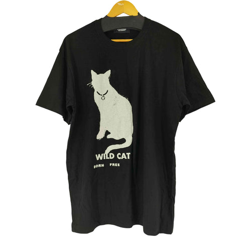 ヨウジヤマモト Yohji Yamamoto Wild Cat T-shirt(M Black) メンズ JPN:4
