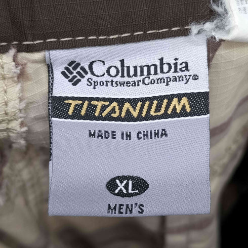 コロンビアスポーツウェア Columbia Sportswear TITANIUM カモ柄 カーゴパンツ メンズ JPN:XL