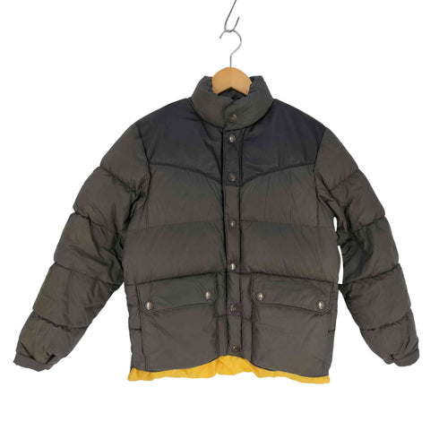 ウールリッチ WOOLRICH 90s ピッグスキン レザーヨーク ダウンジャケット レディース import:M