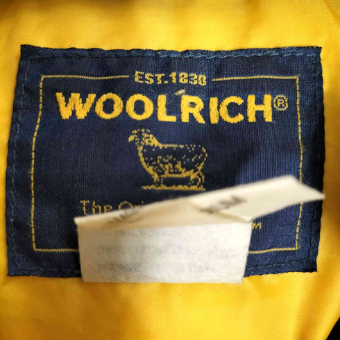 ウールリッチ WOOLRICH 90s ピッグスキン レザーヨーク ダウンジャケット レディース import:M