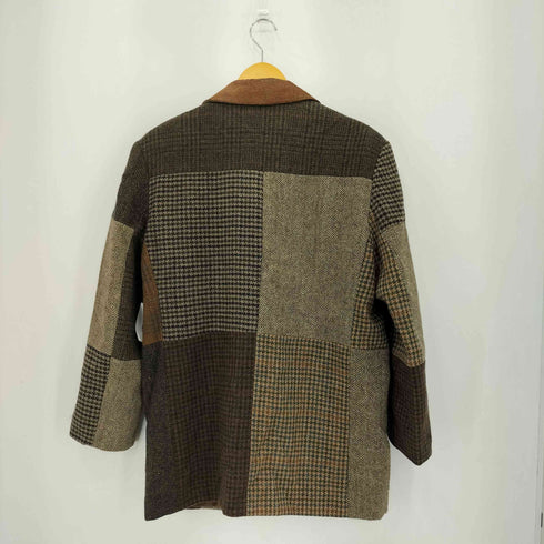 CHARACTER SUBURBANWEAR パッチワーク チェック ブレザー テーラードジャケット メンズ import:M