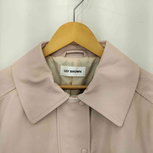 リリーブラウン Lily Brown バリエーションドロストオーバージャケット レディース ONE SIZE