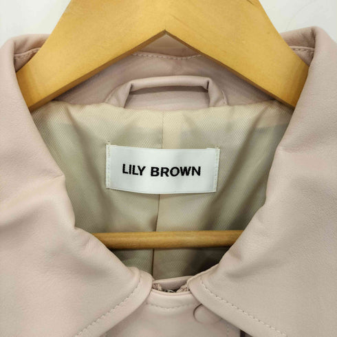 リリーブラウン Lily Brown バリエーションドロストオーバージャケット レディース ONE SIZE