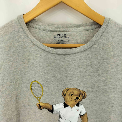 ポロラルフローレン POLO RALPH LAUREN ポロベア プリントクルーネックTシャツ メンズ import:M