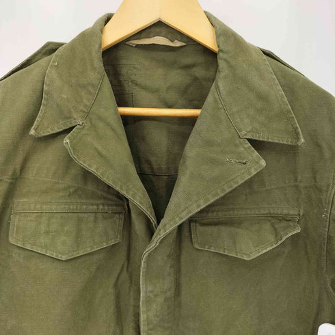 フレンチアーミー FRENCH ARMY 40-50s フランス軍 S.N.C FLERS M-47 前期型 コットンツイルフィールドジャケット メンズ 4.6