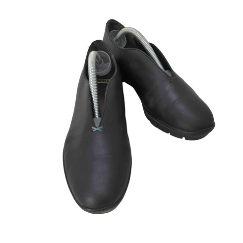 カンペール CAMPER TWINS Vカット レザー フラットシューズ レディース EUR:39
