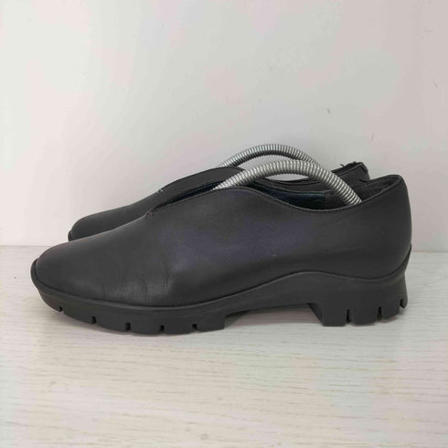 カンペール CAMPER TWINS Vカット レザー フラットシューズ レディース EUR:39
