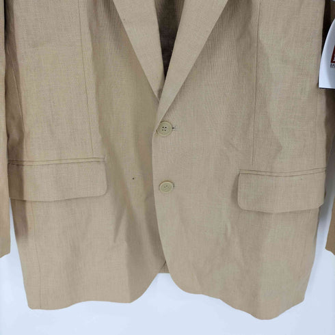 ジャンニヴァレンティノ GIANNI VALENTINO 2B 背抜き リネン テーラード ジャケット メンズ import:M