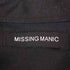 MISSING MANIC ジップアップブルゾン メンズ