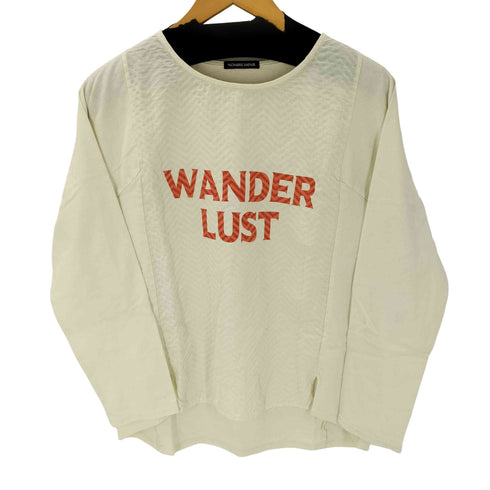 ノンブルアンペール NOMBRE IMPAIR wander lust 異素材切替 カットソー レディース FREE