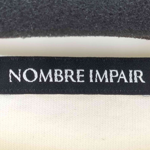 ノンブルアンペール NOMBRE IMPAIR wander lust 異素材切替 カットソー レディース FREE
