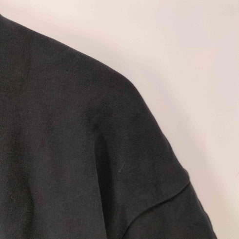 ザラ ZARA CLASSIC SHAPES レザー ロゴ Tシャツ メンズ import:XL