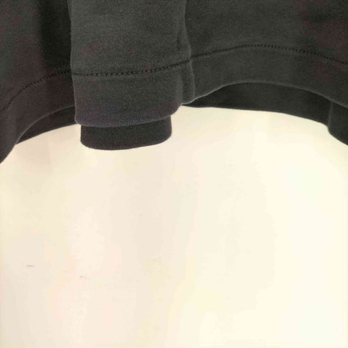 ザラ ZARA CLASSIC SHAPES レザー ロゴ Tシャツ メンズ import:XL