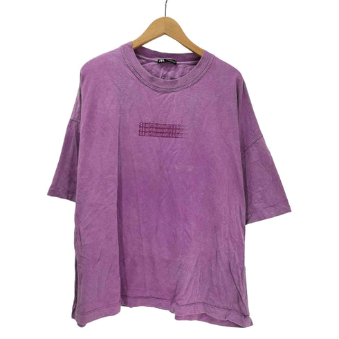 ザラ ZARA ロゴ プリント Tシャツ メンズ import:XL