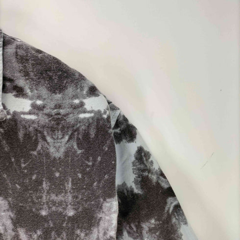 ザラ ZARA タイダイ 総柄 開襟 オープンカラー コットン S/S シャツ メンズ import:XL