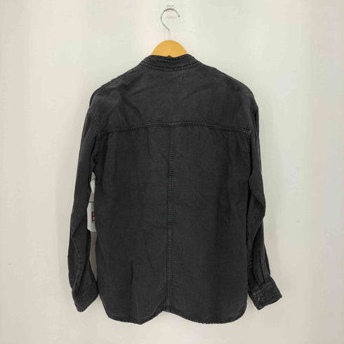イザベルマランエトワール ISABEL MARANT ETOILE ヴィンテージ加工 スタンドカラー デニムシャツ レディース 36
