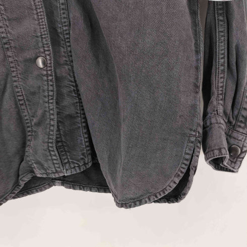 イザベルマランエトワール ISABEL MARANT ETOILE ヴィンテージ加工 スタンドカラー デニムシャツ レディース 36