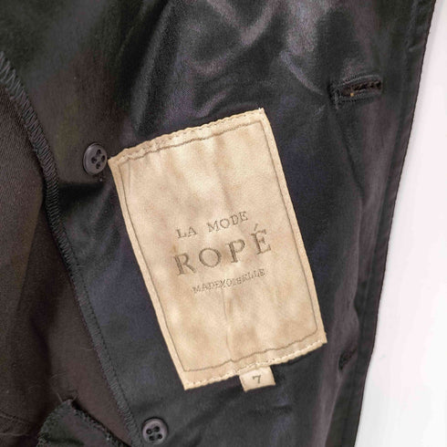 LA MODE ROPE アセテート パワーショルダートレンチコート Y2K レディース 7