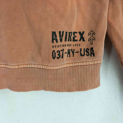 アヴィレックス AVIREX L/S ハーフジップスウェット メンズ import:S