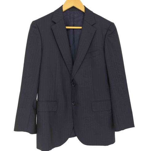 マッキントッシュ ロンドン Mackintosh LONDON 総裏 開き見せ サイドベンツ ストライプ2Bシングルテーラードジャケット メンズ 90-78-165