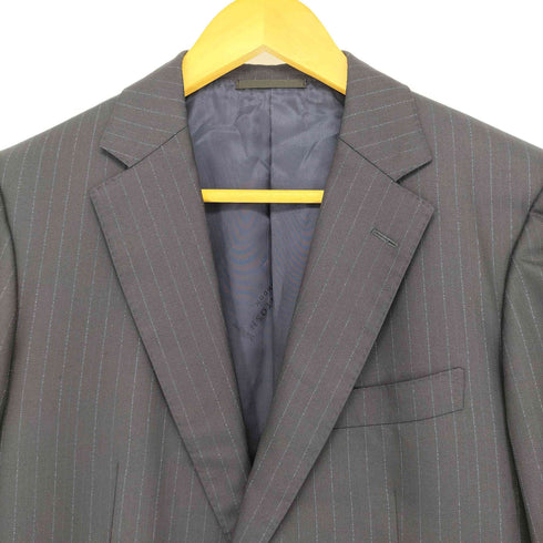 マッキントッシュ ロンドン Mackintosh LONDON 総裏 開き見せ サイドベンツ ストライプ2Bシングルテーラードジャケット メンズ 90-78-165