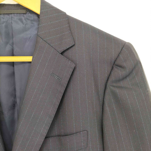マッキントッシュ ロンドン Mackintosh LONDON 総裏 開き見せ サイドベンツ ストライプ2Bシングルテーラードジャケット メンズ 90-78-165