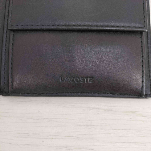 ラコステ LACOSTE 二つ折り レザー財布 メンズ