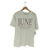 クレドナ CREDONA フロントプリントクルーネックTシャツ レディース F