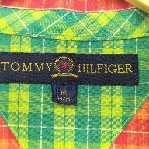トミーヒルフィガー TOMMY HILFIGER チェック s/s レギュラーカラーシャツ メンズ import:M