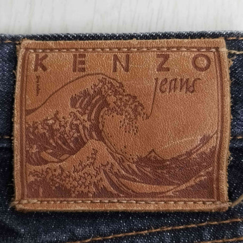 ケンゾージーンズ KENZO JEANS 北斎タグ 90S ボタンフライデニム メンズ