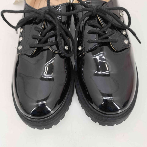 ザラ ZARA ビジュー ラインストーン エナメルシューズ レディース EUR:34