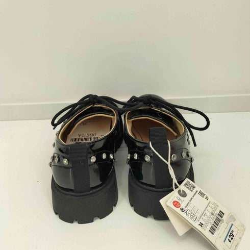 ザラ ZARA ビジュー ラインストーン エナメルシューズ レディース EUR:34