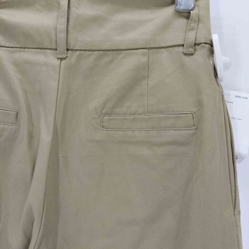 フォルクシー forksy. ハイウエストツータックワイドテーパードチノパンツ レディース JPN:M