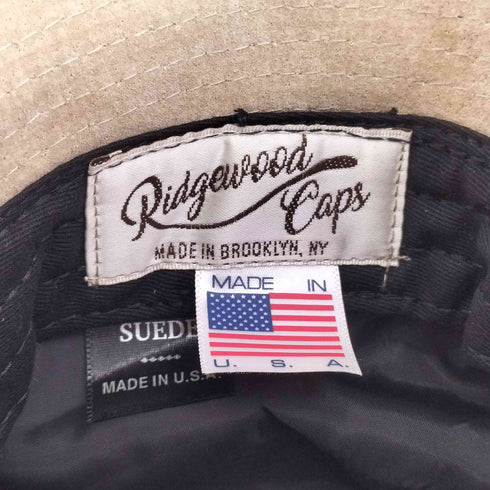 ridgewood caps usa製 スエードバケットハット レディース