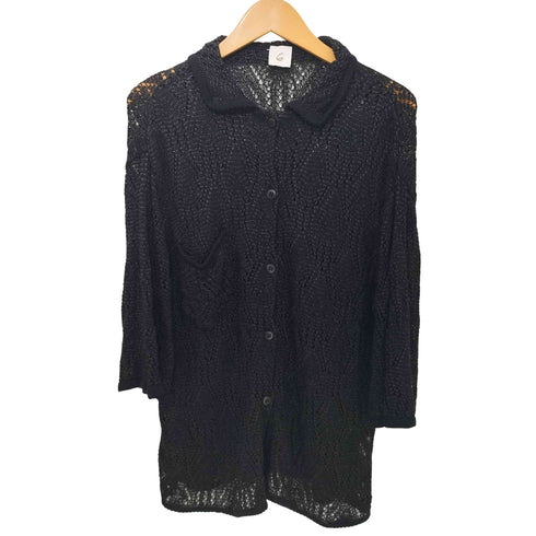 ロクビューティーアンドユースユナイテッドアローズ 6 BEAUTY & YOUTH UNITED ARROWS 22SS SUKASHI KNIT SHIRT レディース