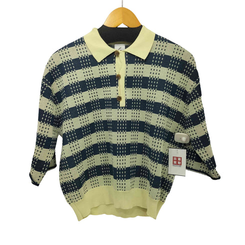 ロクビューティーアンドユースユナイテッドアローズ 6 BEAUTY & YOUTH UNITED ARROWS BORDER COLLOR KNIT PULLOVER レディース