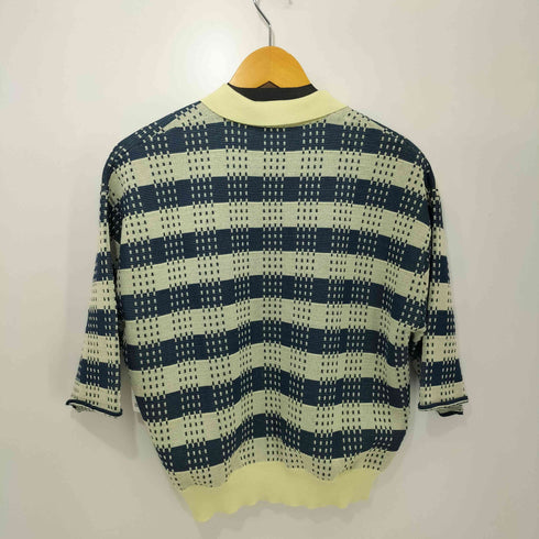ロクビューティーアンドユースユナイテッドアローズ 6 BEAUTY & YOUTH UNITED ARROWS BORDER COLLOR KNIT PULLOVER レディース
