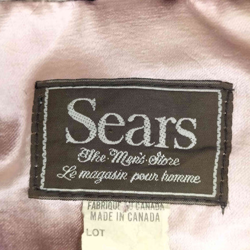 シアーズ Sears 70S 裏地チェック チェスターコート メンズ