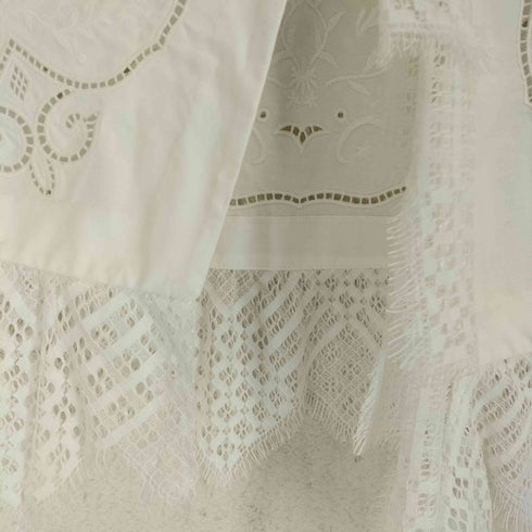 クレドナ CREDONA VENEZIA LACE SKIRT レディース F