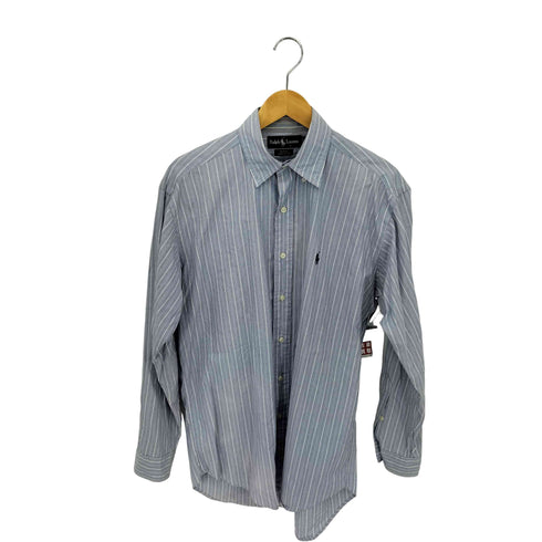 ラルフローレン RALPH LAUREN BLAKE ストライプ ボタンダウン長袖シャツ メンズ import:S