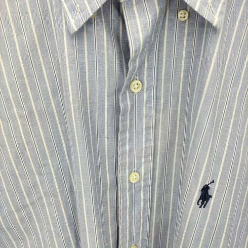 ラルフローレン RALPH LAUREN BLAKE ストライプ ボタンダウン長袖シャツ メンズ import:S