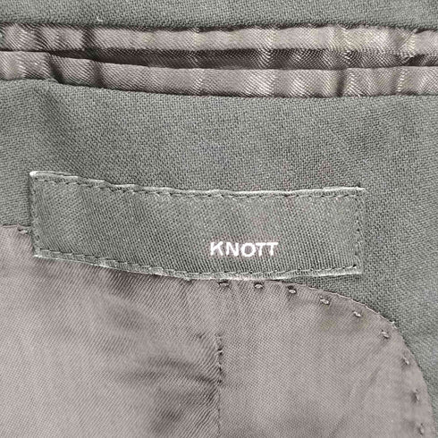 ノット KNOTT ウール混 テーラードジャケット&スラックスパンツ メンズ 0