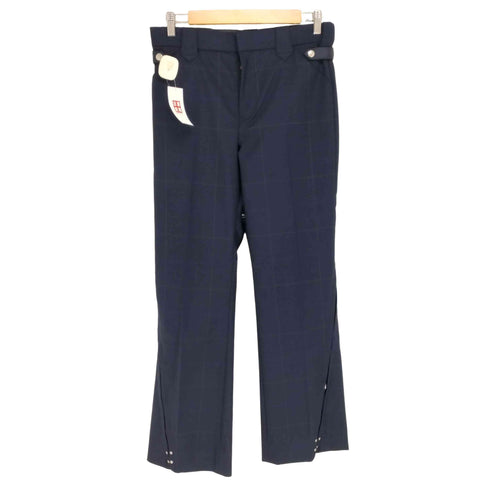 tamme> GLEN CHECK FLARED SLACKS domestic メンズ