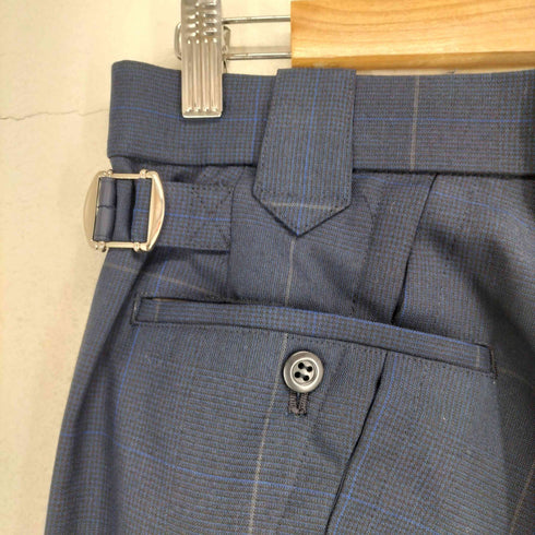 tamme> GLEN CHECK FLARED SLACKS domestic メンズ