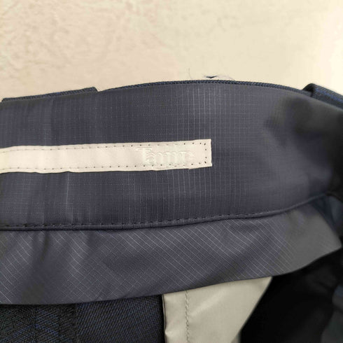 tamme> GLEN CHECK FLARED SLACKS domestic メンズ