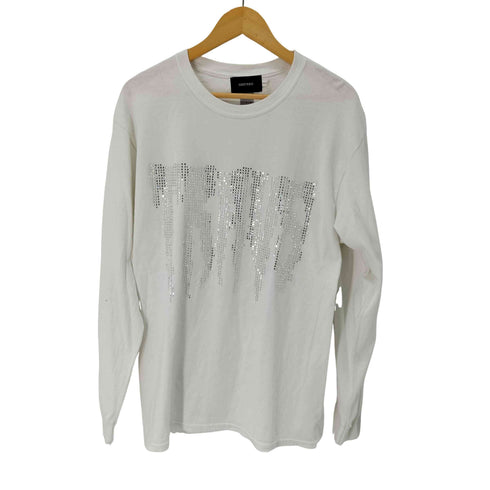 SVAR TRAVS ロゴラインストーンTシャツ メンズ import:L