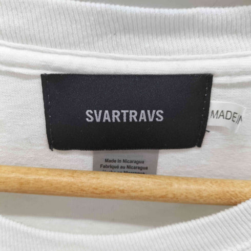 SVAR TRAVS ロゴラインストーンTシャツ メンズ import:L
