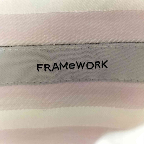 フレームワーク FRAMeWORK カラーストライプシャツ ワンピース レディース FREE