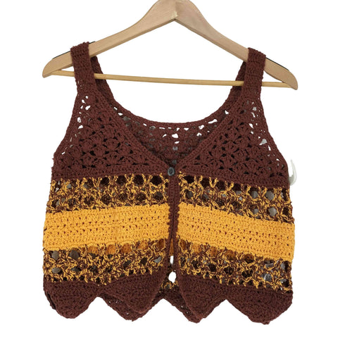 LOGAN knitting mills 別注 ニットベスト select レディース F